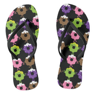 Nationaler Donut-Tag Flip Flops