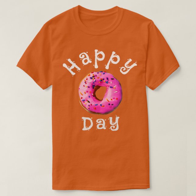 Nationaler Donut-Tag T-Shirt (Design vorne)