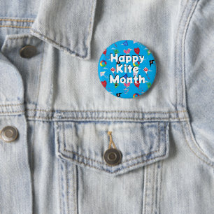 Nationaler Drachenmonat Button