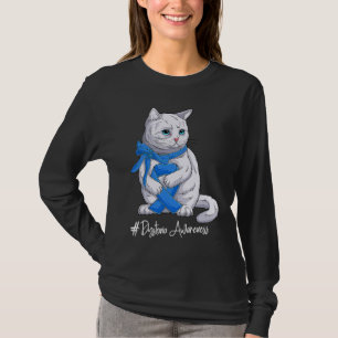 Nationaler Dystonie-Bewusstseinsmonat Blaues Band  T-Shirt