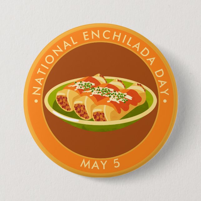 Nationaler Enchilada-Tag Button (Vorderseite)
