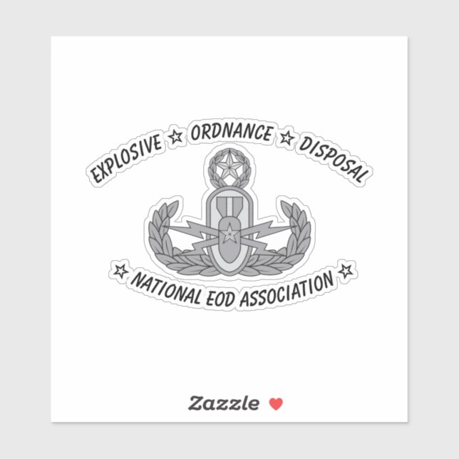 Nationaler EOD-Verband Vinyl Sticker (Blatt)