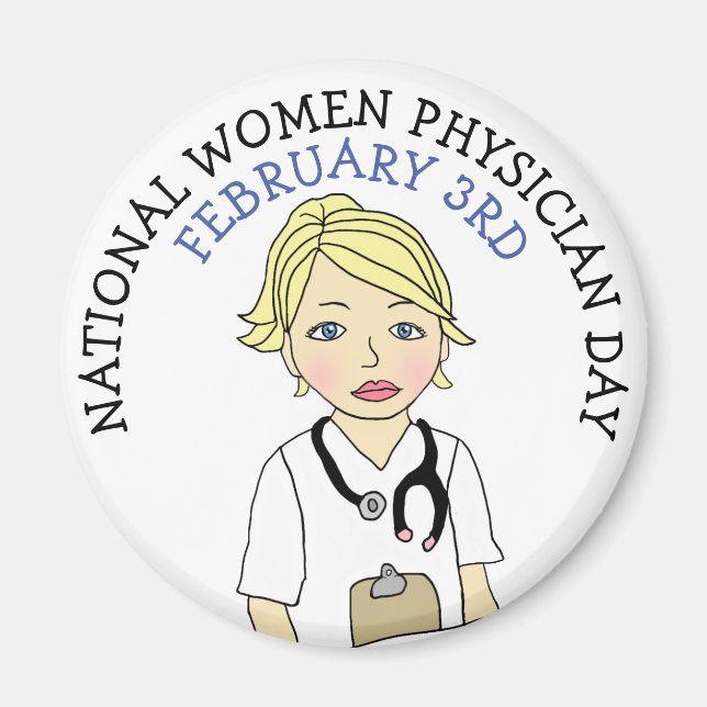 Nationaler Frauenärztetag, 3. Februar Magnet (Vorne)