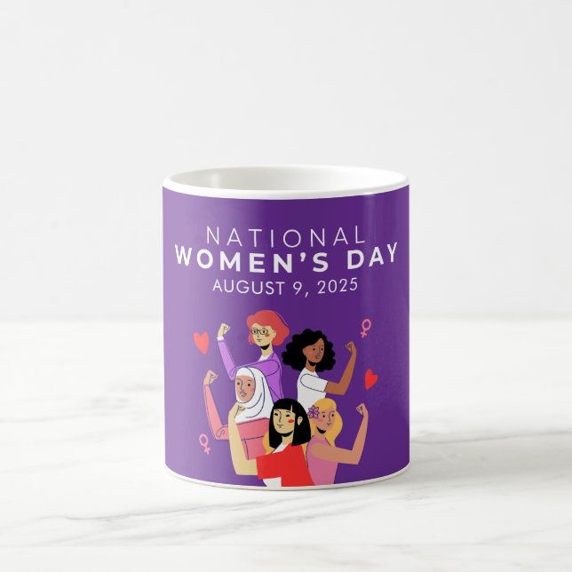 Nationaler Frauentag Kaffeetasse (Mittel)