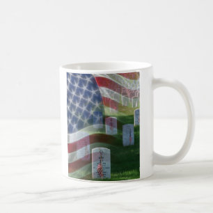 Nationaler Friedhof Arlingtons, amerikanische Kaffeetasse