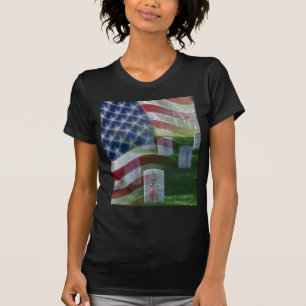 Nationaler Friedhof Arlingtons, amerikanische T-Shirt