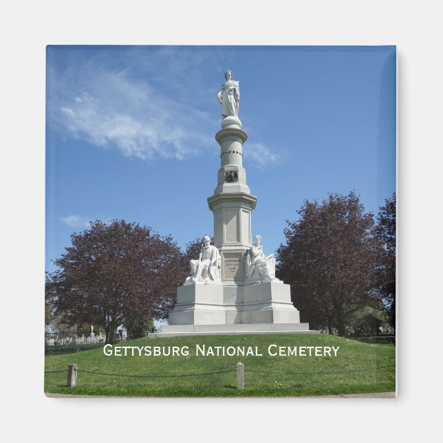 Nationaler Friedhof Gettysburg Magnet (Vorne)