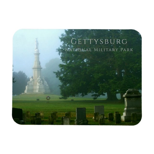 Nationaler Friedhof Gettysburg Magnet (Horizontal)