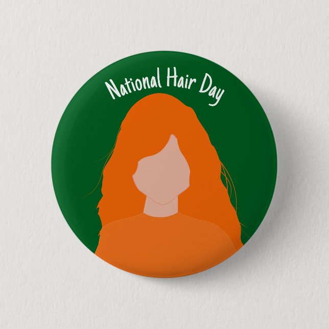 Nationaler Friseur - Abzeichen/ Schaltfläche Button (Vorderseite)