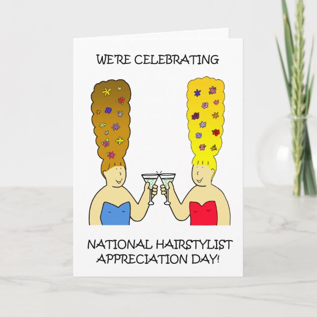 Nationaler Friseuraufwertungstag April Karte (Vorderseite)