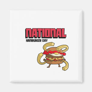 Nationaler Hamburger Tag Magnet