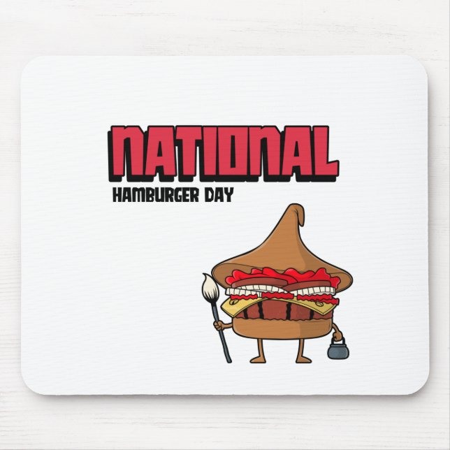Nationaler Hamburger Tag Mousepad (Vorne)