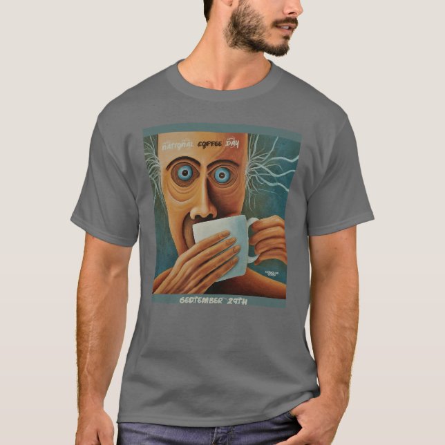 Nationaler Kaffeetag T-Shirt (Vorderseite)