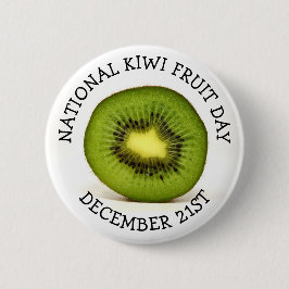 Nationaler Kiwi-Fruchttag Button