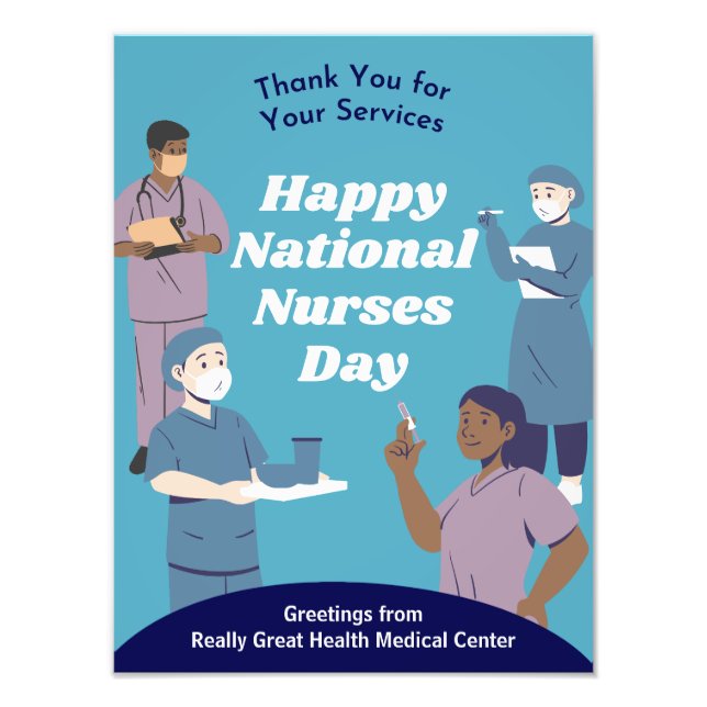 Nationaler Krankentag individuell anpassbar Fotodruck (Vorne)