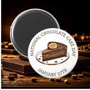 Nationaler Kuchentag - 27. Januar Magnet