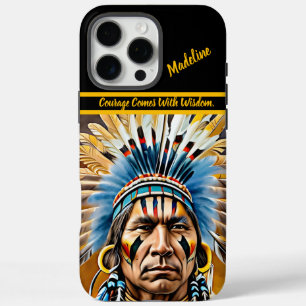 Nationaler Kunstplaner: Kühne Muster iPhone 16 Pro Max Hülle