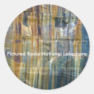 Nationaler Lakeshore Runder Aufkleber