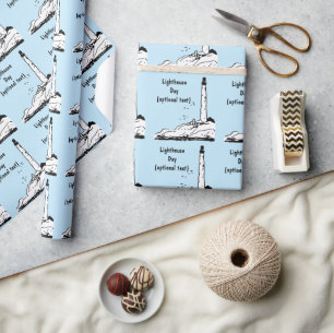 Nationaler Leuchtturm-Tag Geschenkpapier