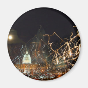 Nationaler Mall, der Feiertags-Foto feiert Magnet