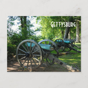 Nationaler Militärpark Cannons Gettysburg Postkarte