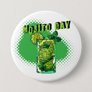 Nationaler Mojito-Tag Button