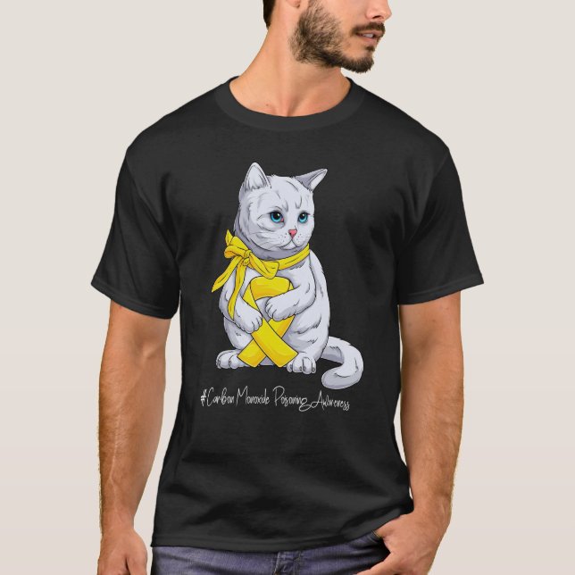 Nationaler Monat der Vergiftung mit Kohlenmonoxid T-Shirt (Vorderseite)