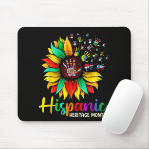 Nationaler Monat des hispanischen Erbes Sonnenblum Mousepad