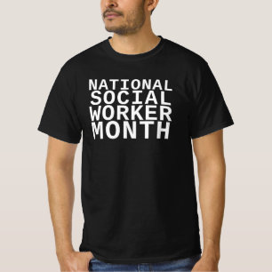 Nationaler Monat des Sozialarbeiters T-Shirt