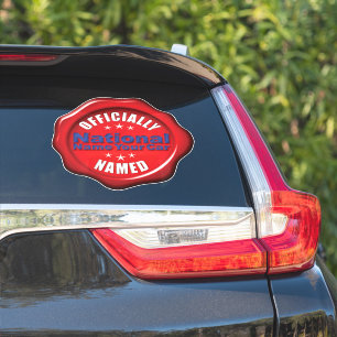 Nationaler Name Ihr Auto Sonderschnitt Vinyl decal Aufkleber