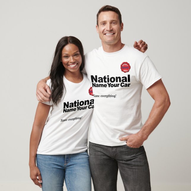 Nationaler Name Ihres Fahrzeugs T-Shirt (Unisex)