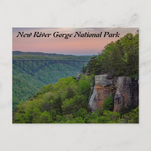Nationaler Park der New River Gorge Postcard Postkarte