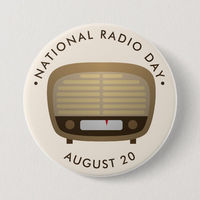 Nationaler Radiotag Button (Vorderseite)