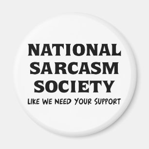 Nationaler Sarkasmus Magnet