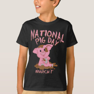 Nationaler Schweintag T-Shirt