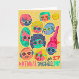 Nationaler Sonnenbrillentag 27. Juni Karte