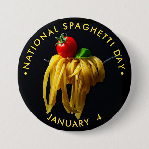 Nationaler Spaghetti-Tag Button