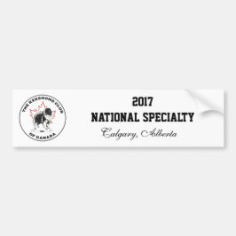 Nationaler Spezialitäten-Autoaufkleber 2017 KCC Autoaufkleber