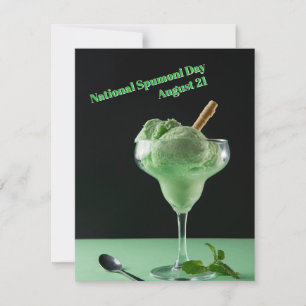 Nationaler Spumoni-Tag Karte