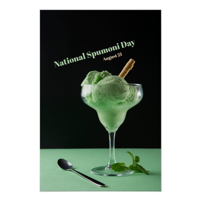 Nationaler Spumoni-Tag Poster (Vorderseite)