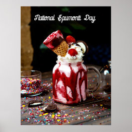 Nationaler Spumoni-Tag Poster