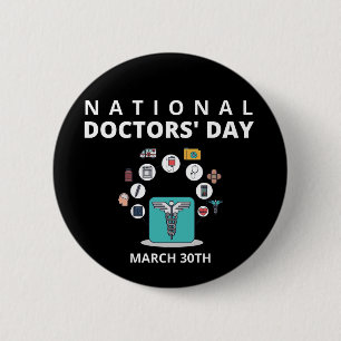 Nationaler Tag der Ärzte Button