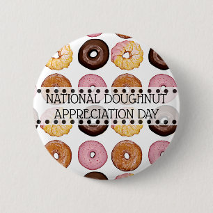 Nationaler Tag der Aufwertung von Doughnut am 5. N Button