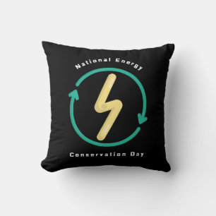 Nationaler Tag der Energieeinsparung Kissen