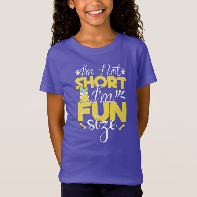 Nationaler Tag der Kurzen Mädchenbewertung T-Shirt (Vorderseite)