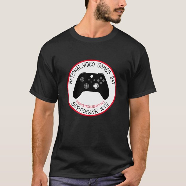 Nationaler Tag der Videospiele, 12. September T-Shirt (Vorderseite)