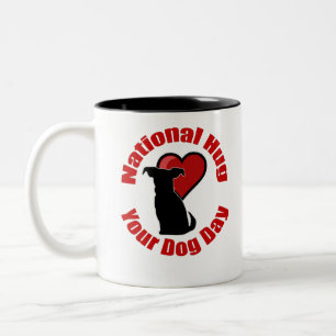 Nationaler Umarmungstag Zweifarbige Tasse