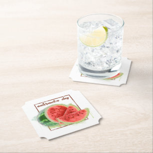 Nationaler Wassermelonen-Tag Untersetzer