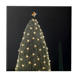 Nationaler Weihnachtsbaum & Washington Monument be Fliese
