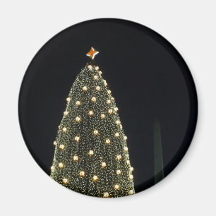 Nationaler Weihnachtsbaum & Washington Monument be Magnet